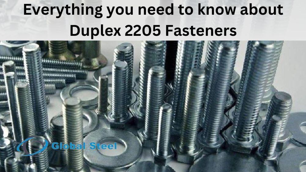 Everything you need to know about Duplex 2205 Fasteners